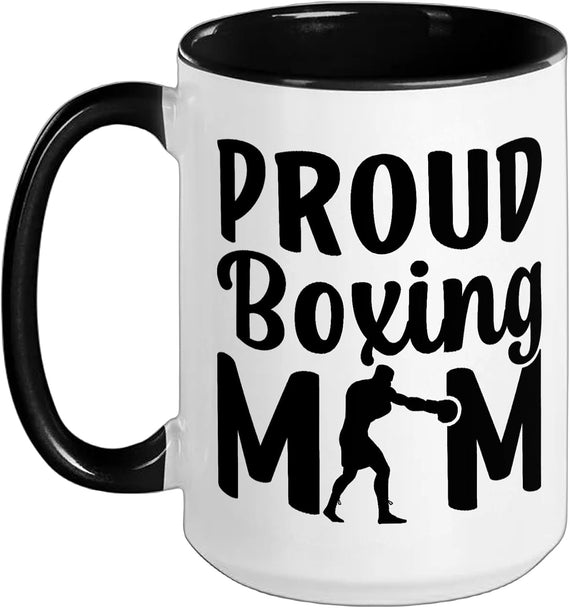 Proud Boxing Mom Boxing Mother Boxing Mama Christmas Ceramic Mug