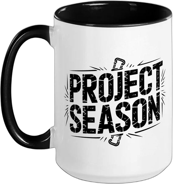 Rock Climber Project Season Hard Route Training Obsession Ceramic Mug