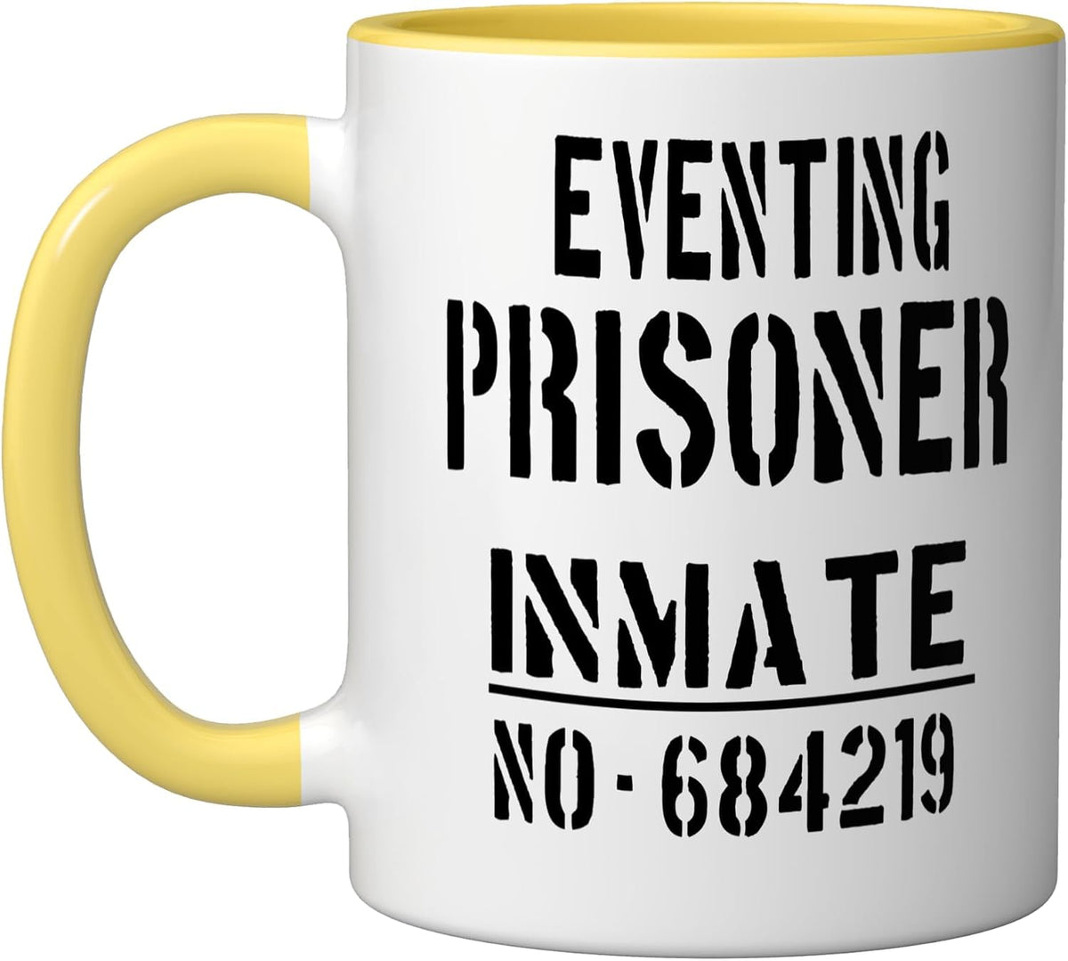 Eventing Prisoner Inmate Stencil Quote Ceramic Mug
