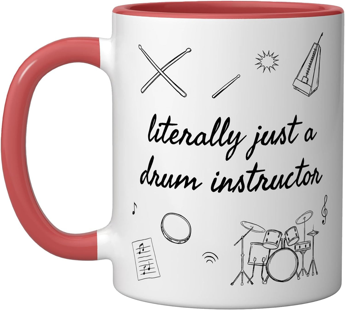 Drum Instructor Teacher Coach Percussionist Instruction Ceramic Mug