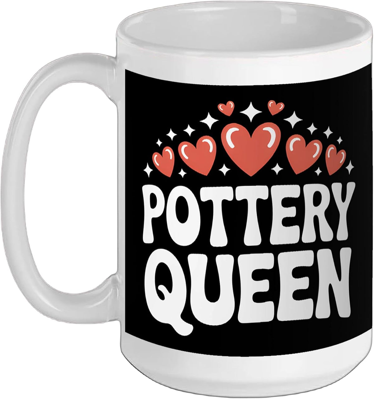 Pottery Queen Cute Women Girls Potter Clay Ceramics Maker Ceramic Mug
