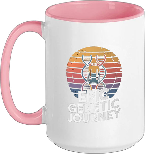 Cellular Biology Science Genetics Biochemistry Molecules Ceramic Mug