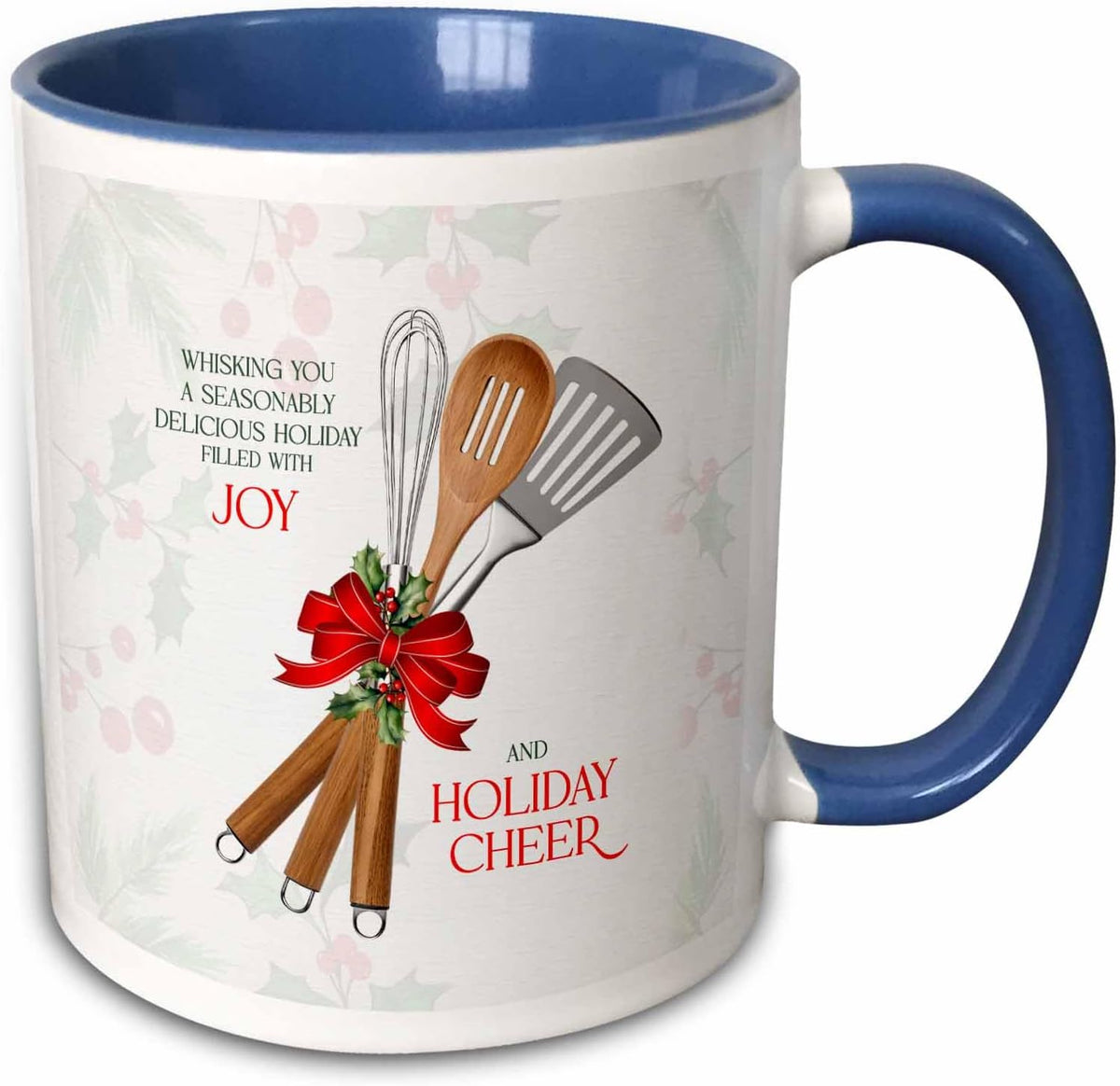 Holiday Cheer for Chef Two-Tone Ceramic Mug