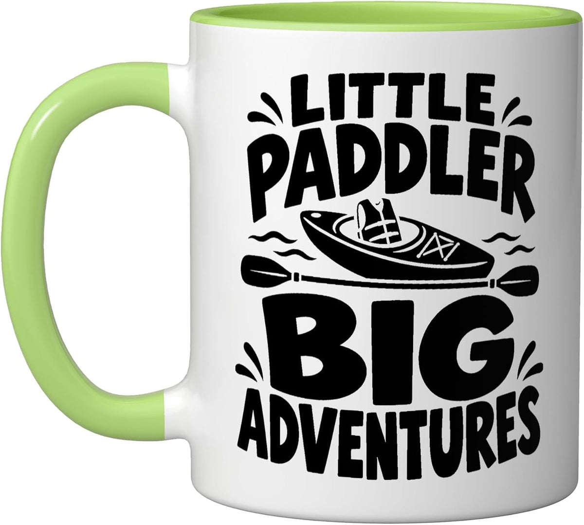 Kids Kayaking Adventure Young Paddlers Ceramic Mug