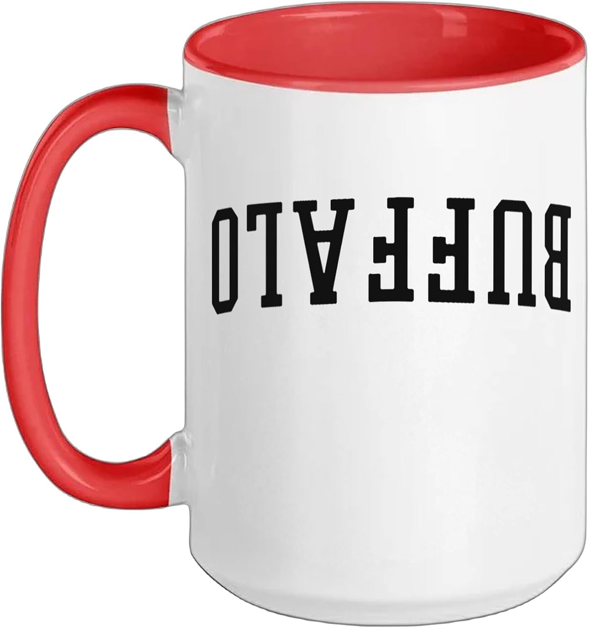 Buffalo Upside-Down Varsity Collegiate Ceramic Mug