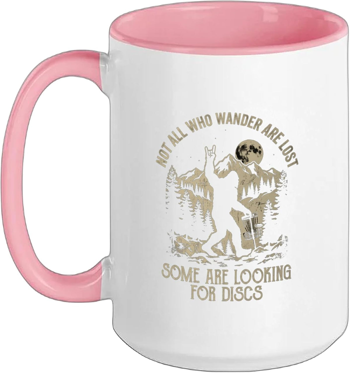Disc Golf Basket Disc Golfer Frolfing Disc Golf Player Ceramic Mug