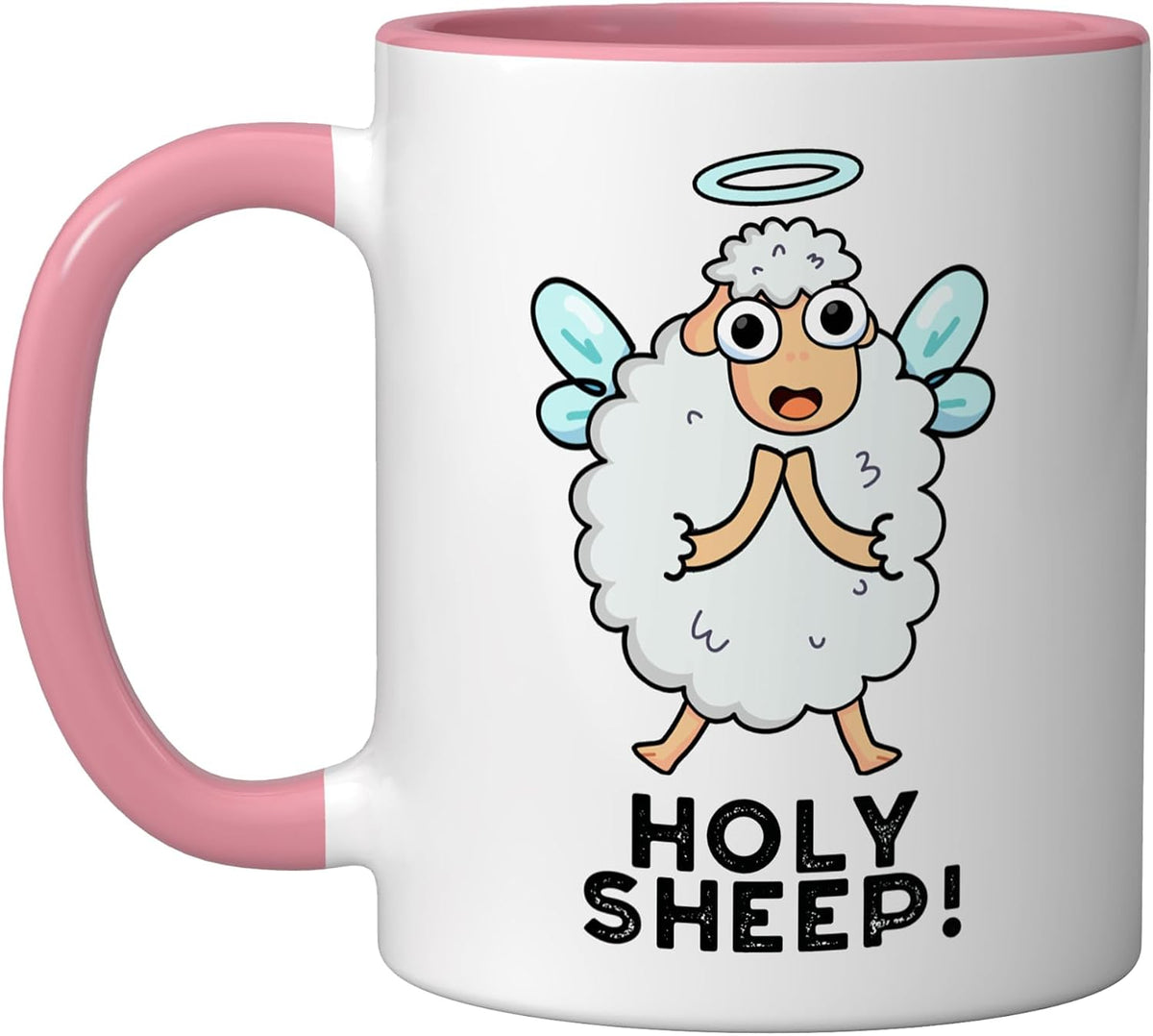Holy Sheep Funny Animal Pun Ceramic Mug