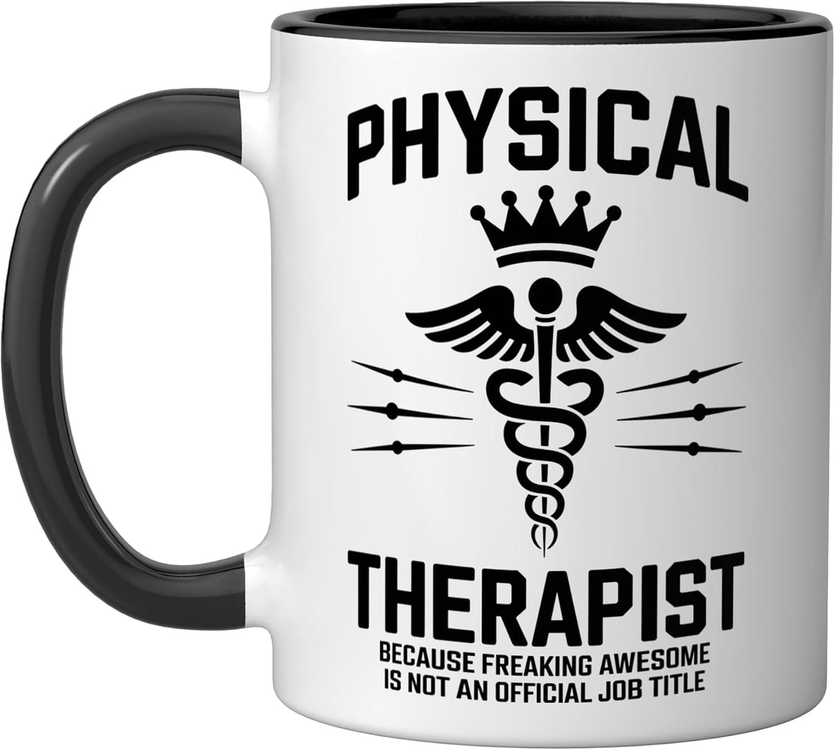Freaking Awesome Physical Therapist Funny Physical Therapy Ceramic Mug