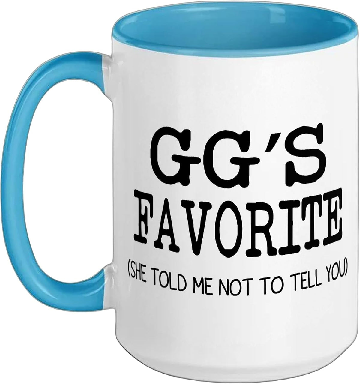 Gg’S Favorite Funny Family Grandson Granddaughter Kids Ceramic Mug