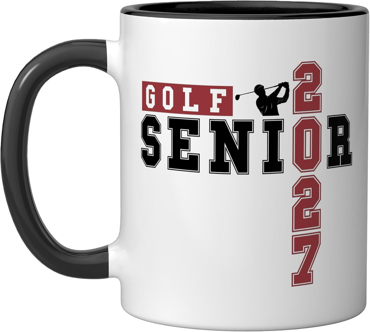 Golf Senior Night Golfing Senior 2027 Graduation 113 Ceramic Mug