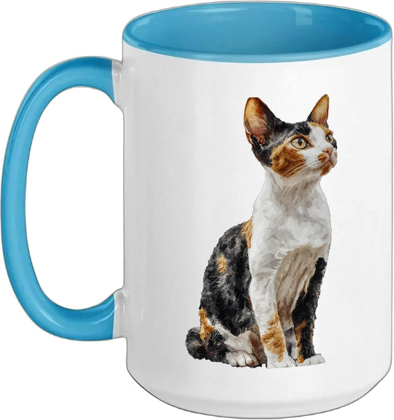 Calico Cat Art Feline Lover Design Ceramic Mug