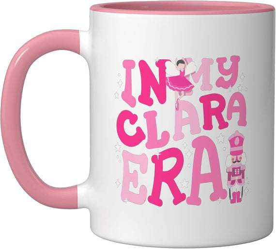 Clara Era Groovy Nutcracker Doll Christmas Ceramic Mug