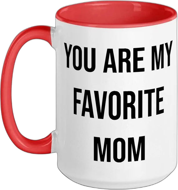 You Are My Favorite Mom Christmas Ceramic Mug
