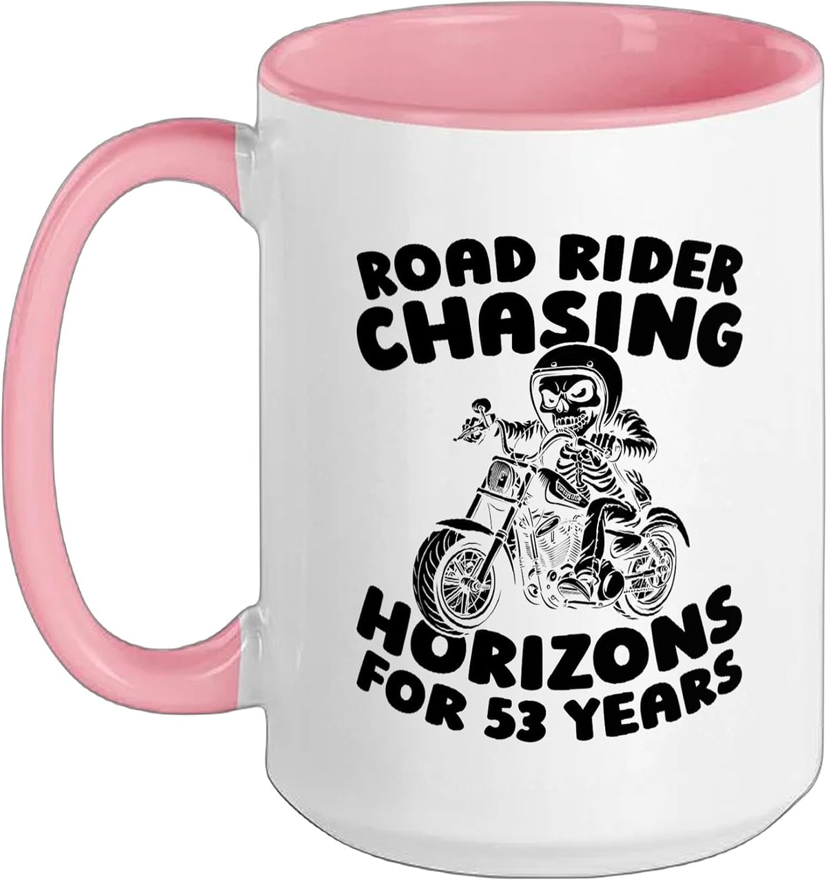 53 Years Old Motorcycle Motorcyclist Biker - 53th Birthday Ceramic Mug