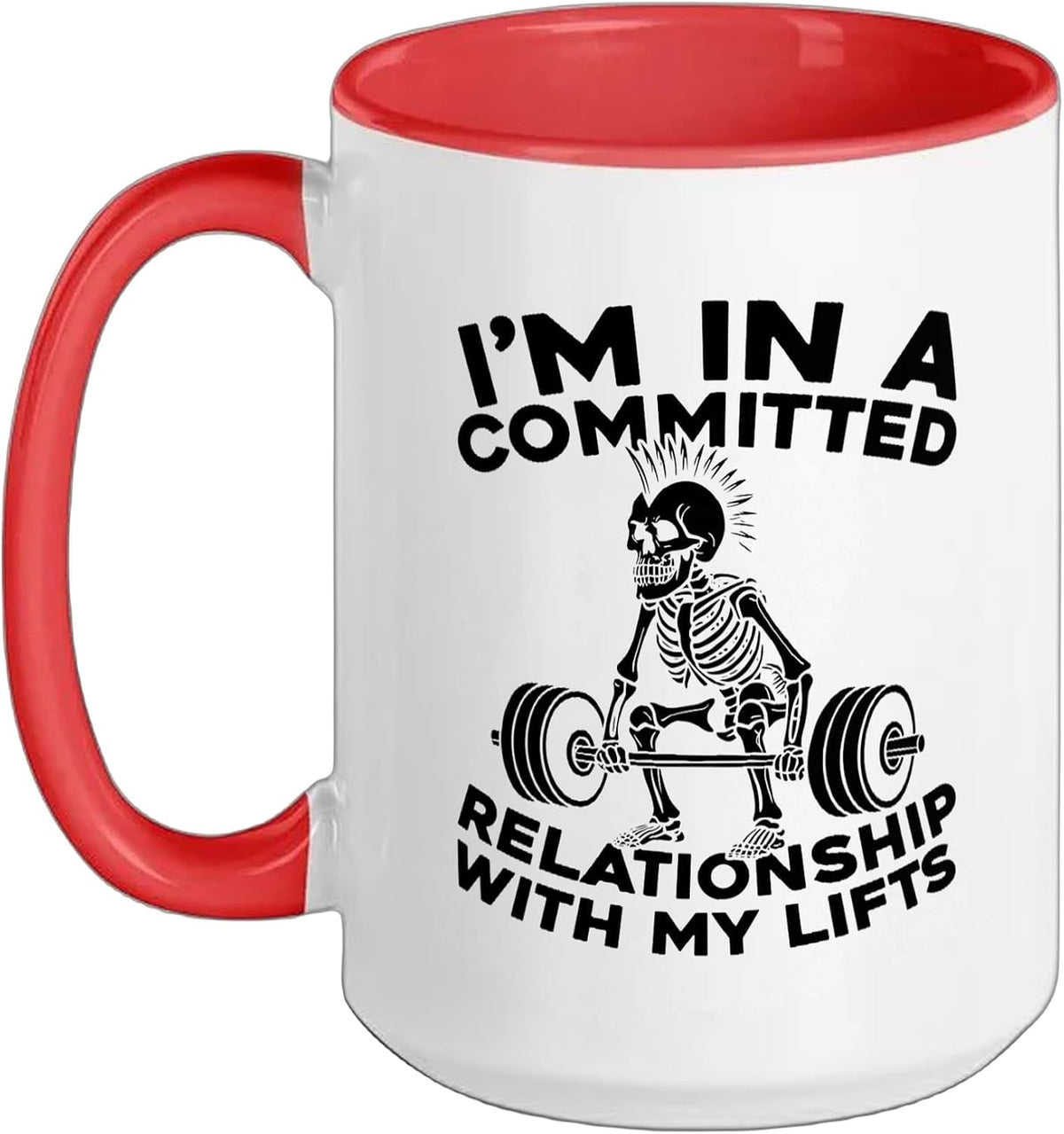 Weightlifting Lifting Weights - Bar Weightlifter Ceramic Mug