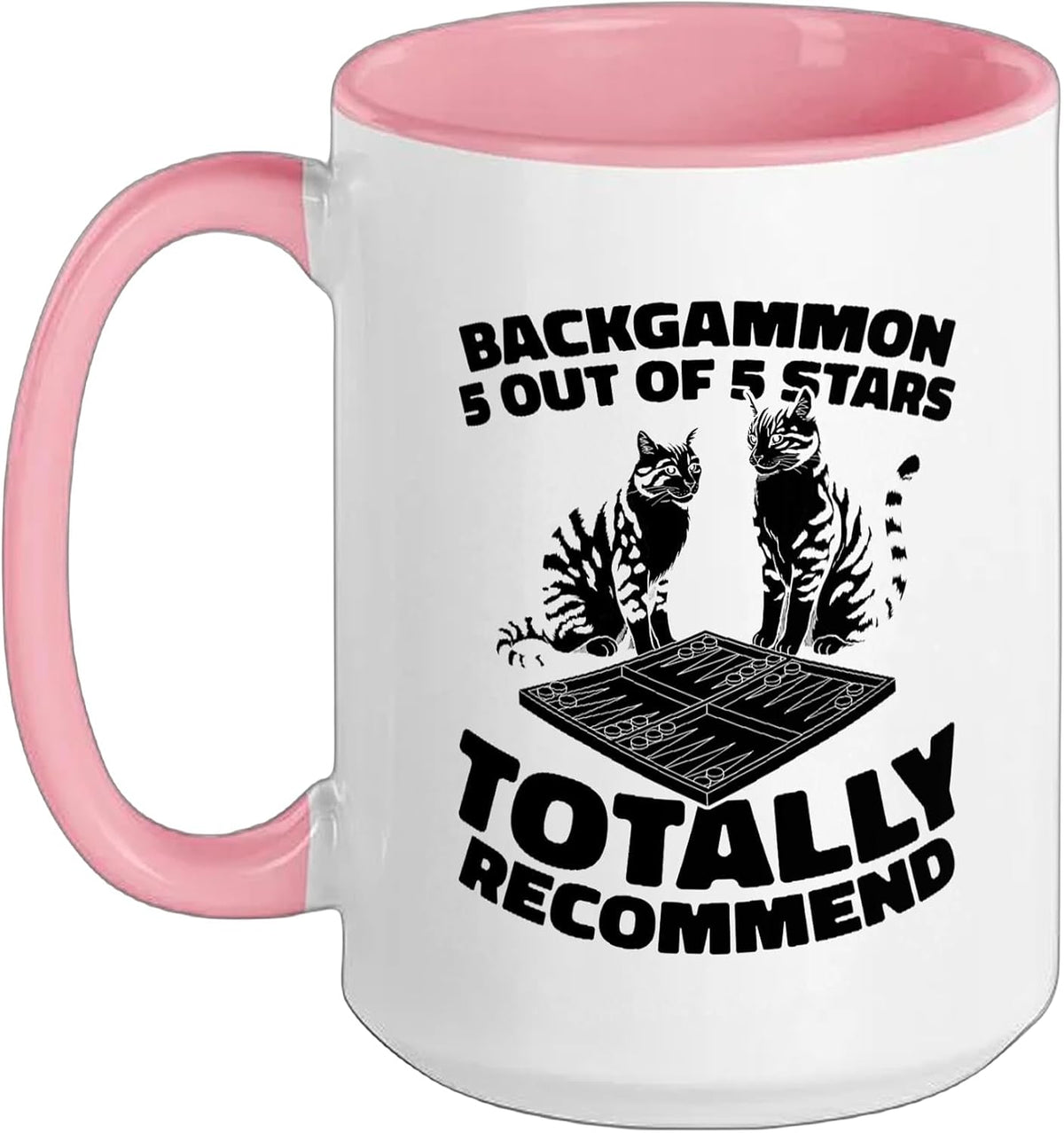 Strategy Dice Board Game - Backgammon Ceramic Mug
