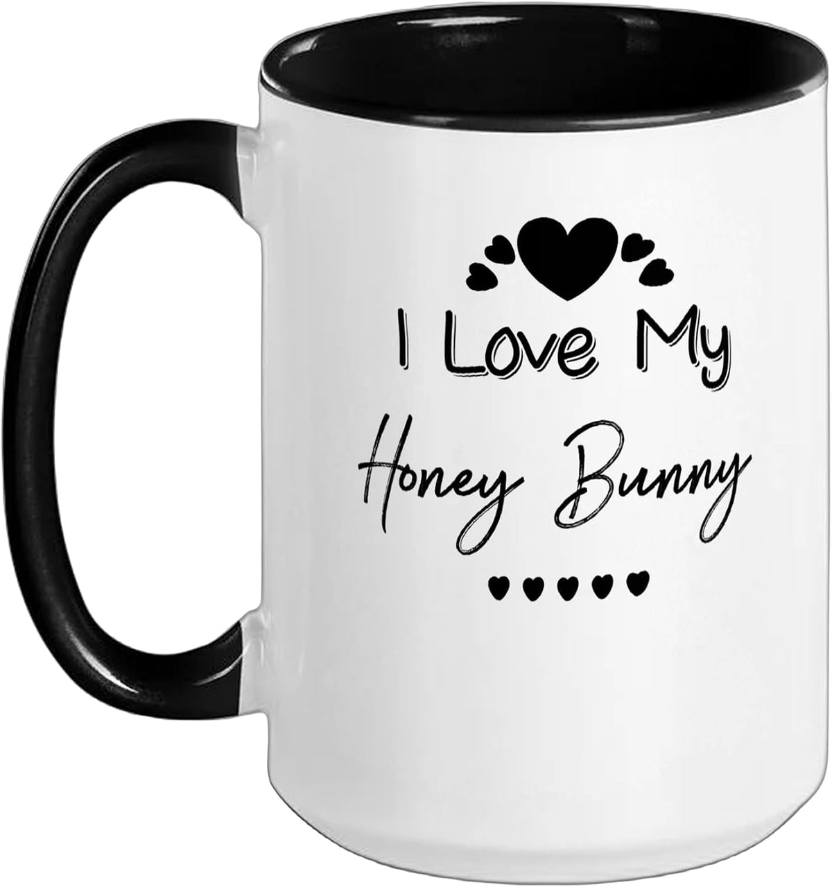 I Love My Honey Bunny Cute Mothers Day Design Gift Ceramic Mug