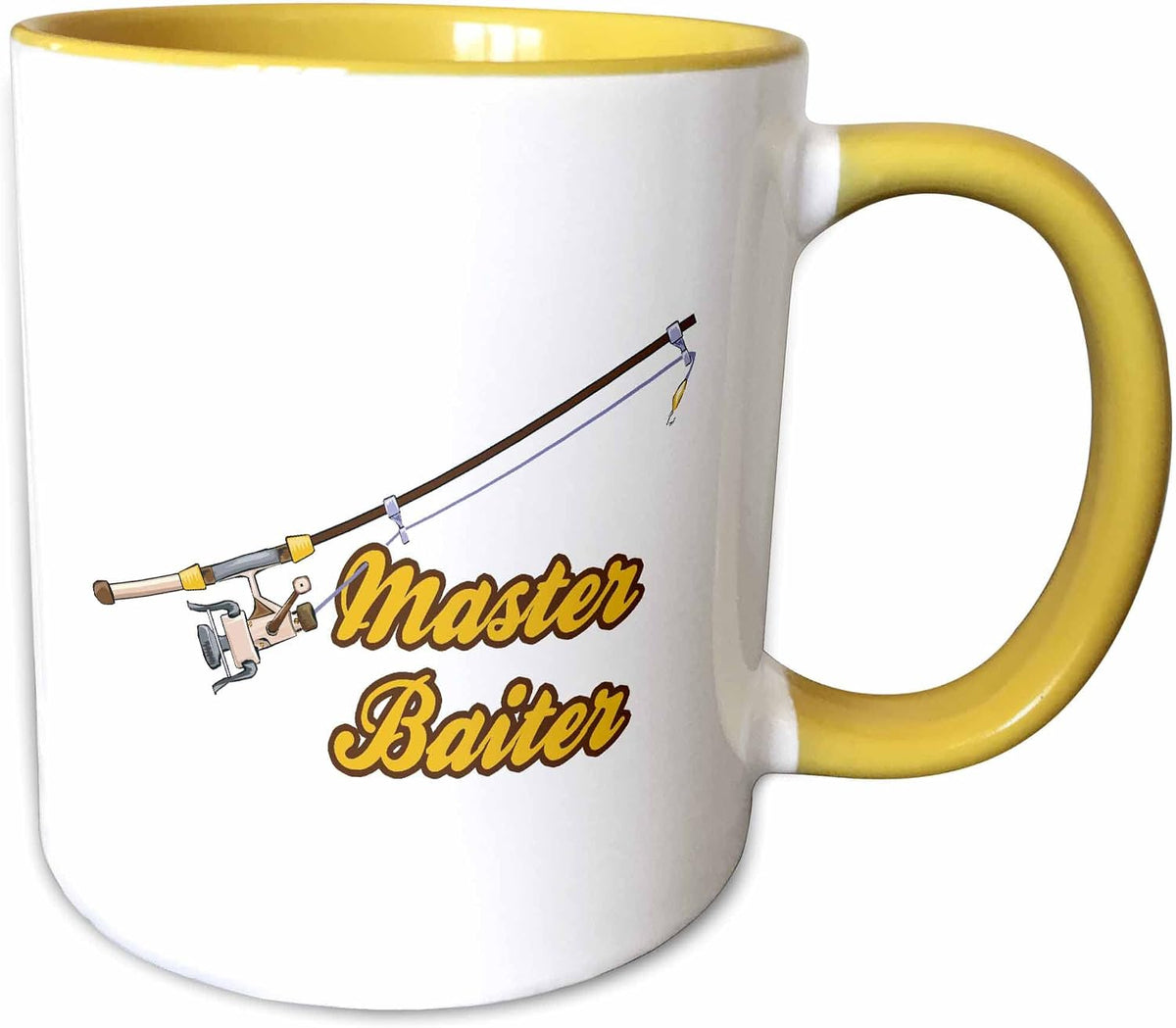 Master Baiter Fishing Pole Funny Humor Ceramic Mug