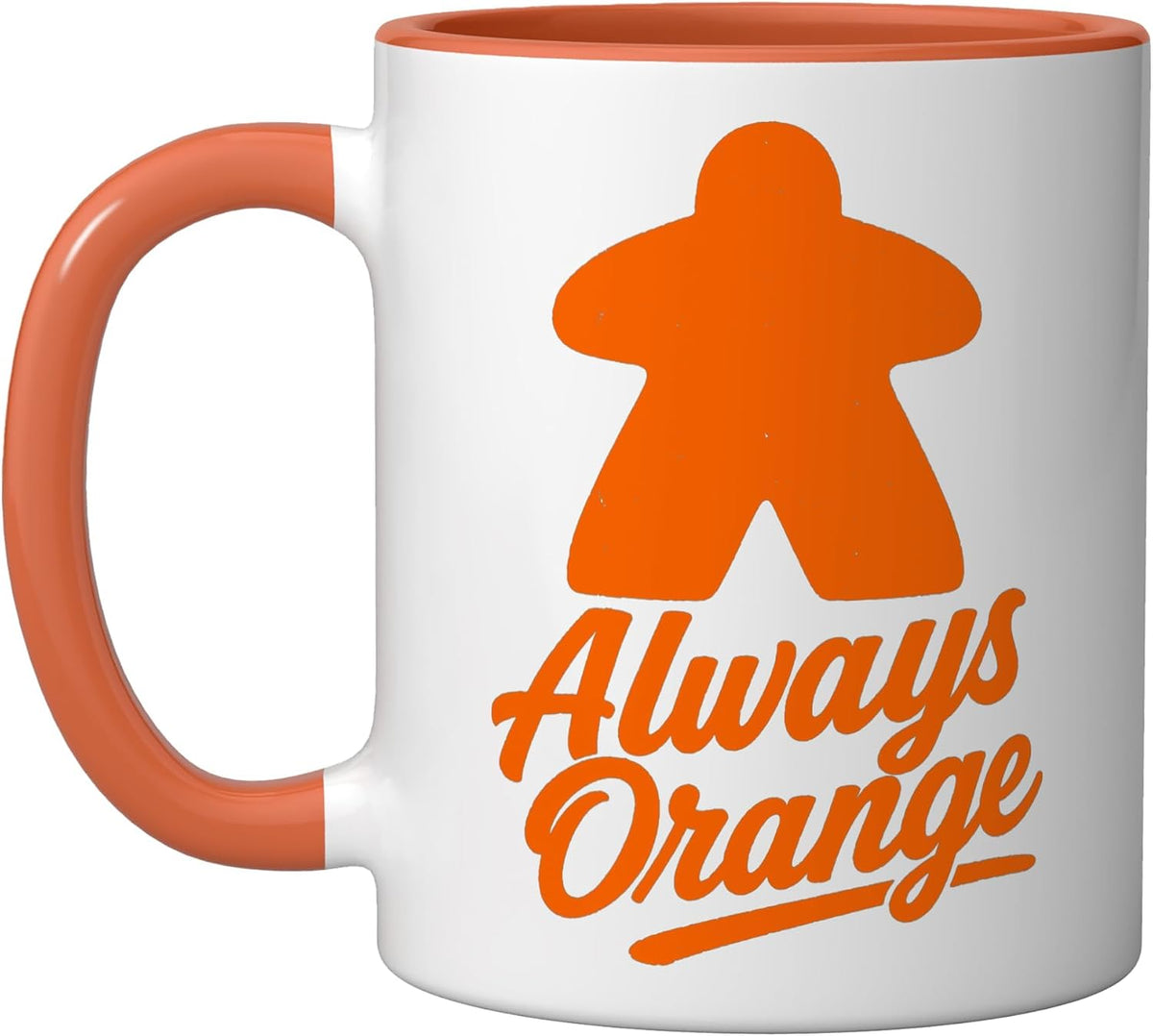 Always Orange Board Game Lover Tabletop Gaming Ceramic Mug