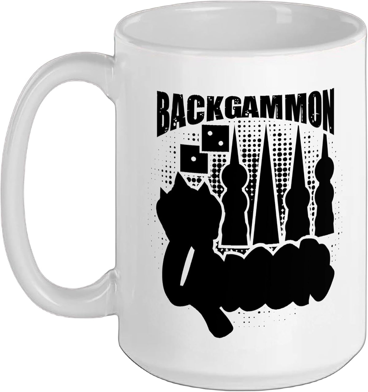 Backgammon Queen - Backgammon Brett Backgammon Ceramic Mug