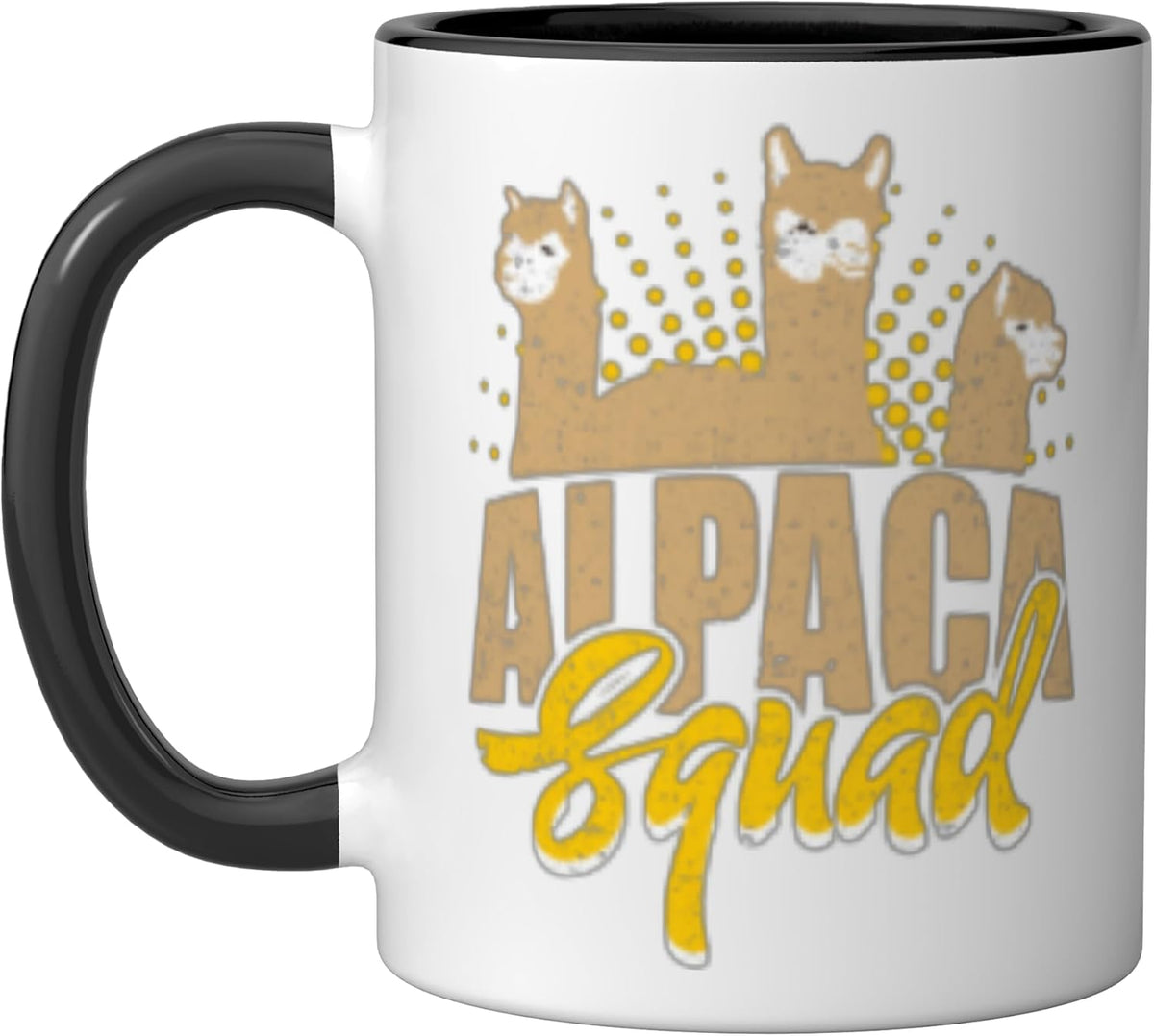 Alpaca Squad Cute Llama Vintage Farm Pet Animal Ceramic Mug