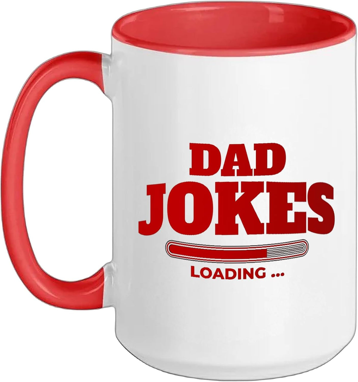 Dad Jokes Loading Father's Humor For Cringe Dads Joke Ceramic Mug