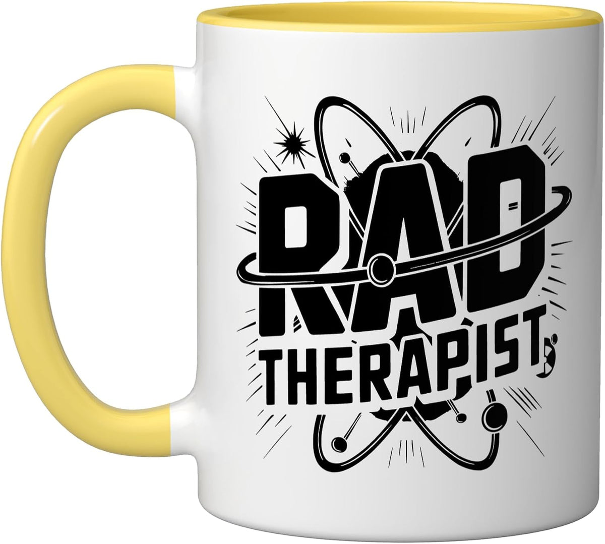 Rad Therapist Atom Orbit Radiation Oncology Ceramic Mug