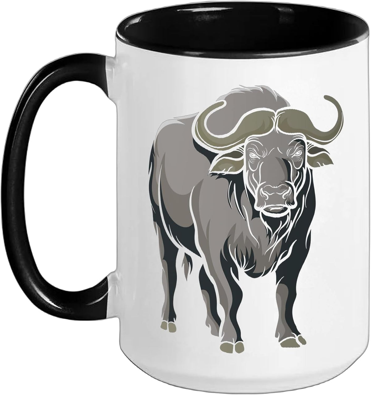 Africa And Sea Animals - Cape Buffalo Ceramic Mug