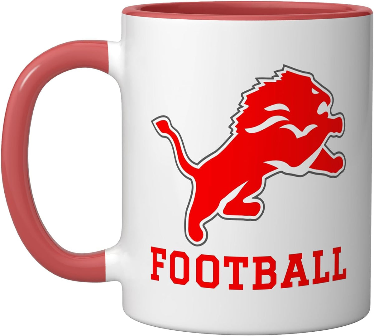 Ponder Lions Football Ceramic Mug