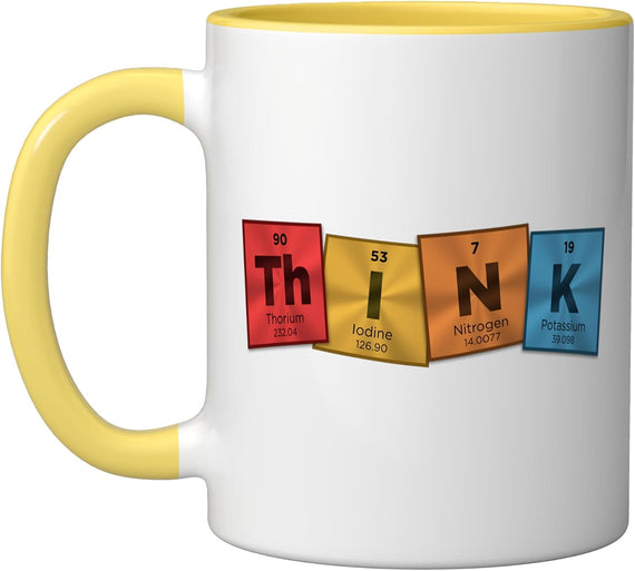 Think Periodic Table Of Elements Science 2 Ceramic Mug