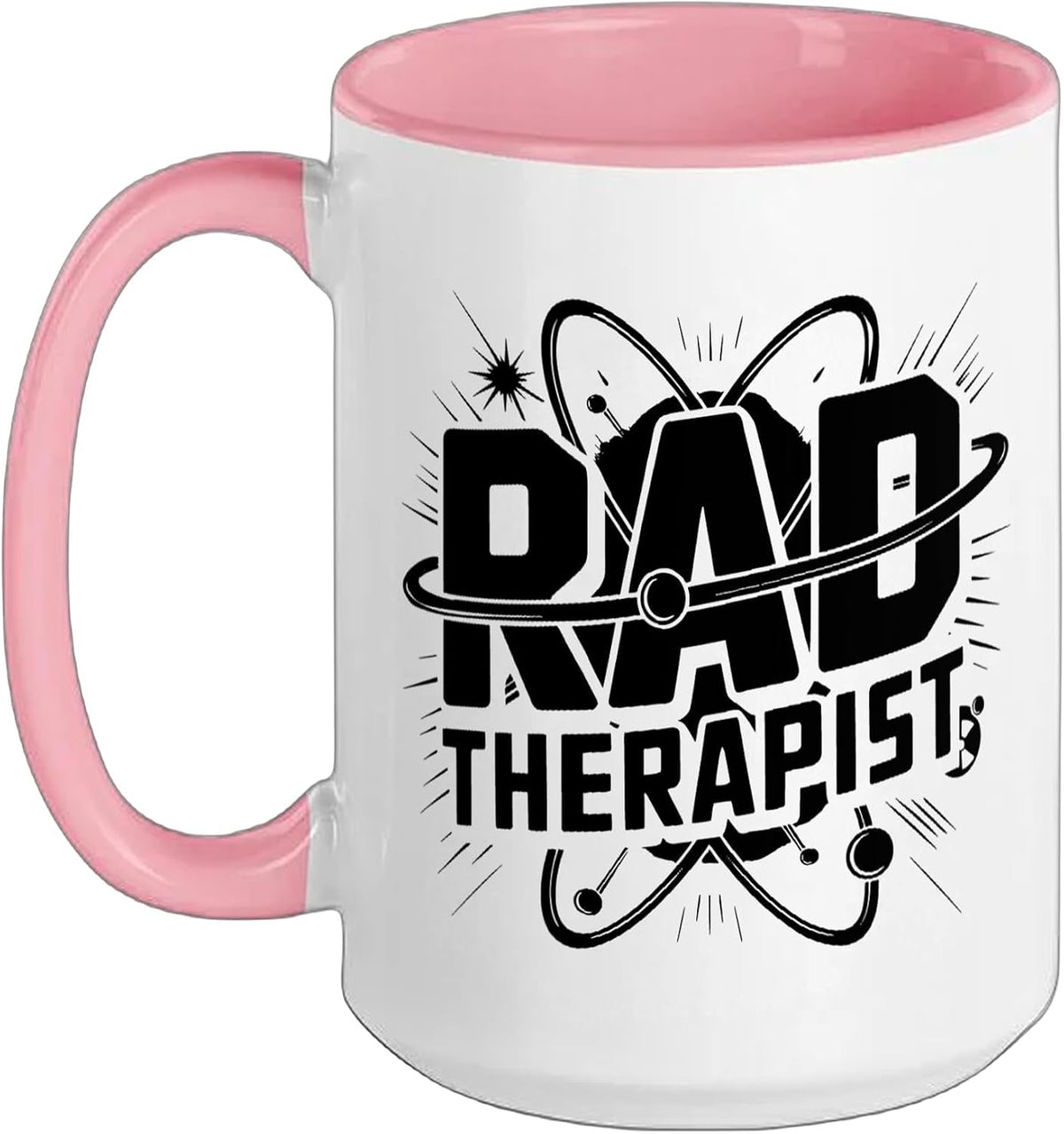 Radiation Therapist Coquette Bow Identity Oncology Rt Rad Ceramic Mug