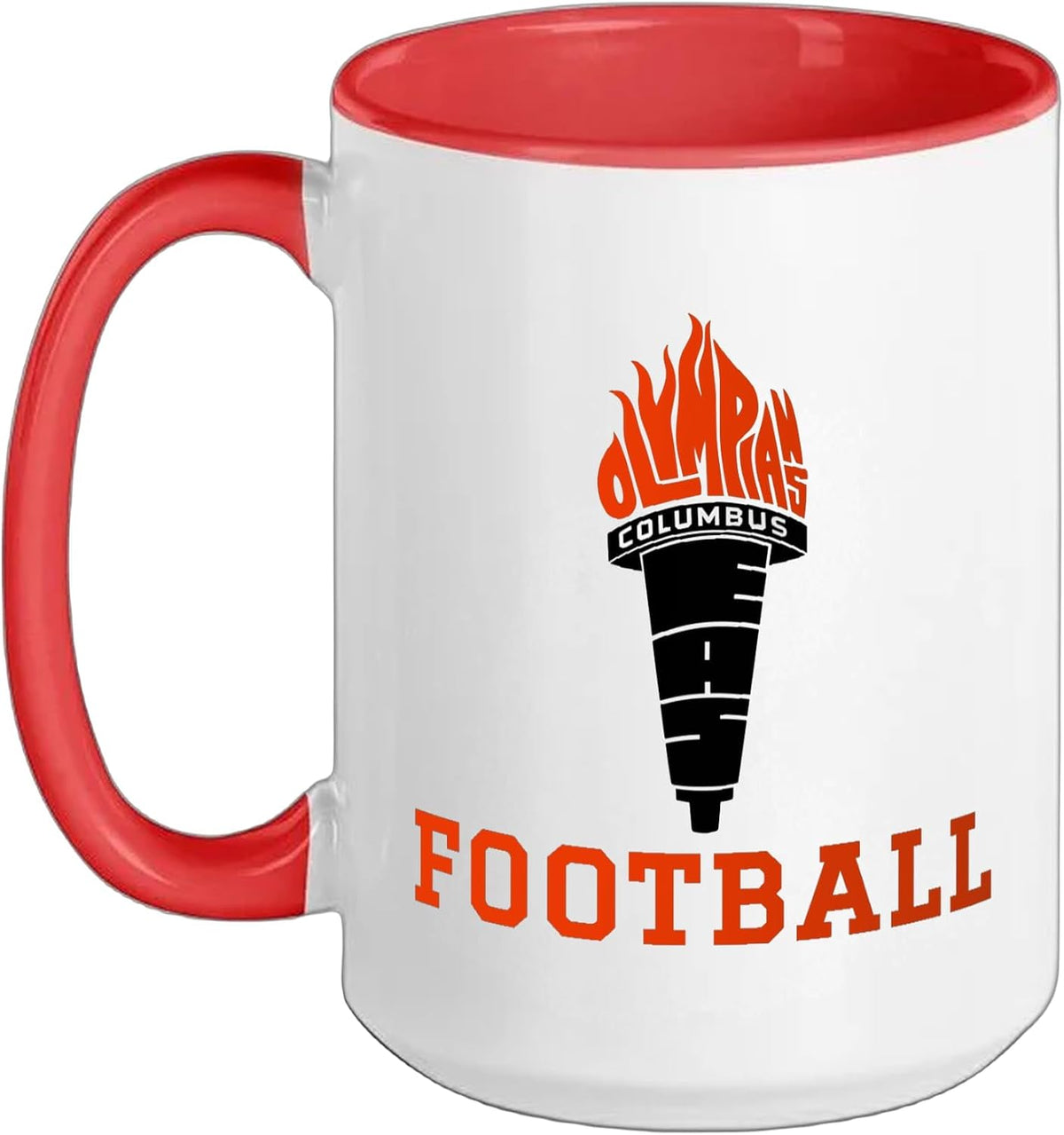 Columbus East Olympians Football Ceramic Mug