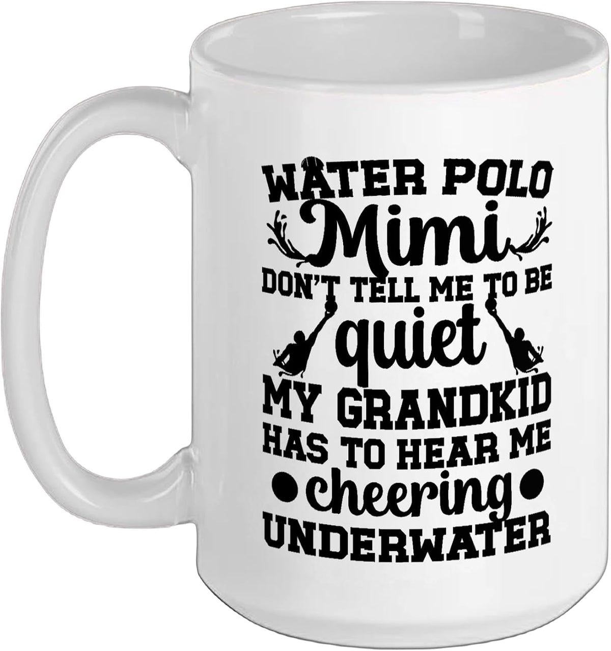 Funny Water Polo Mimi Of A Water Polo Player Mimi Grandma Ceramic Mug