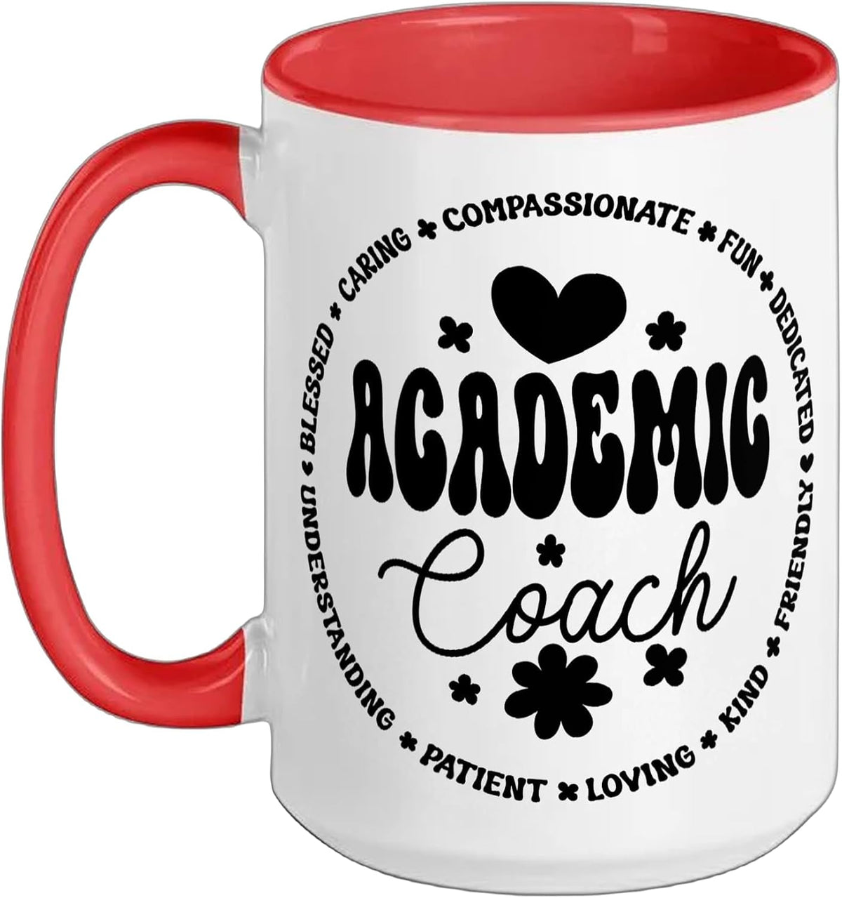Academic Coach Groovy Kind Words Ceramic Mug