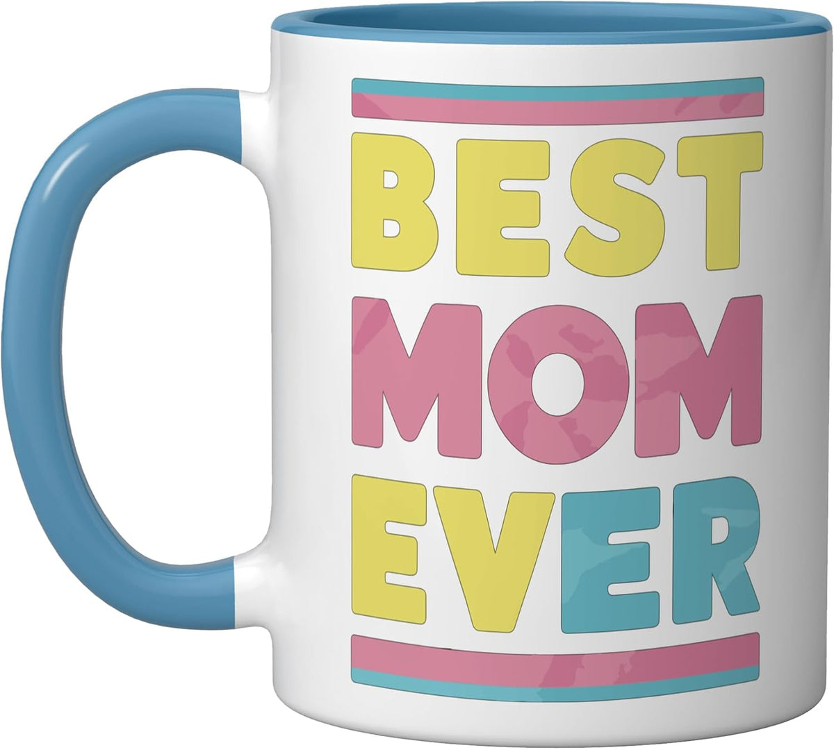 Best Mum Ever Hearts Floral Mothers Day Ceramic Mug
