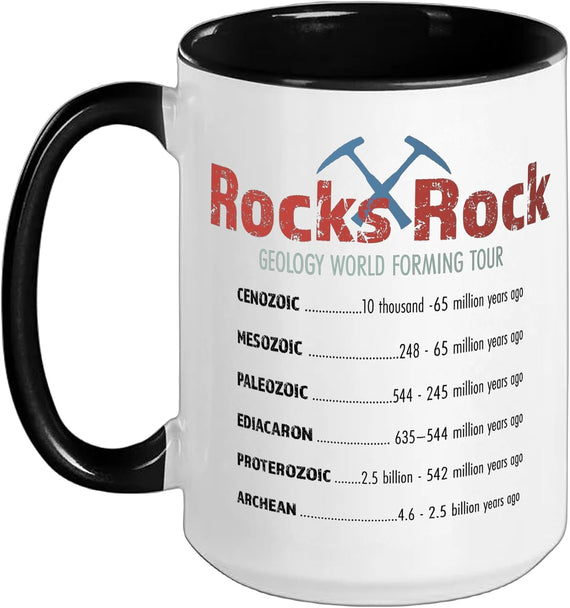 Geology Rock Concert Tour Ceramic Mug