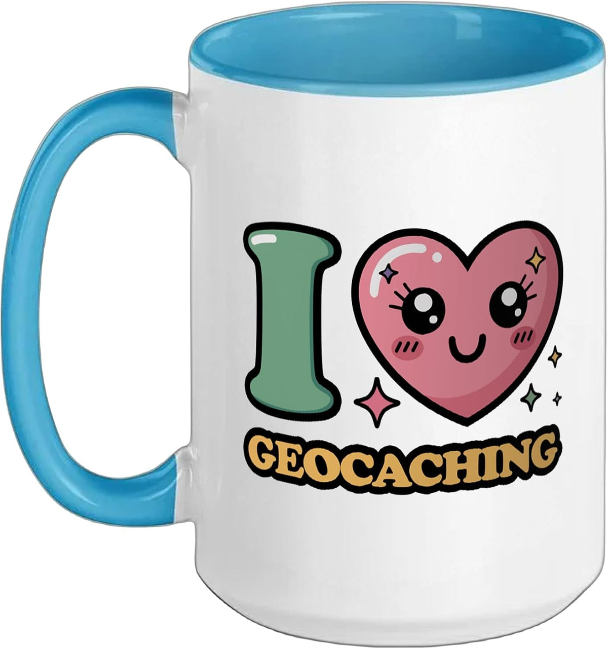 I Love Geocaching Ceramic Mug