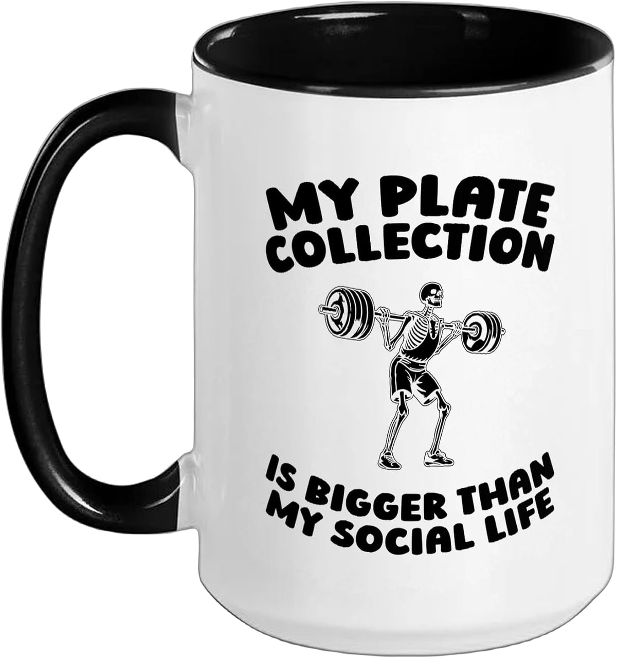Weightlifter Bar Weights - Lifting Weightlifting Ceramic Mug