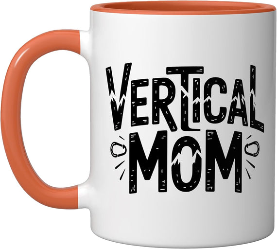 Vertical Rock Climbing Mom Who Conquers Walls Raises Ceramic Mug