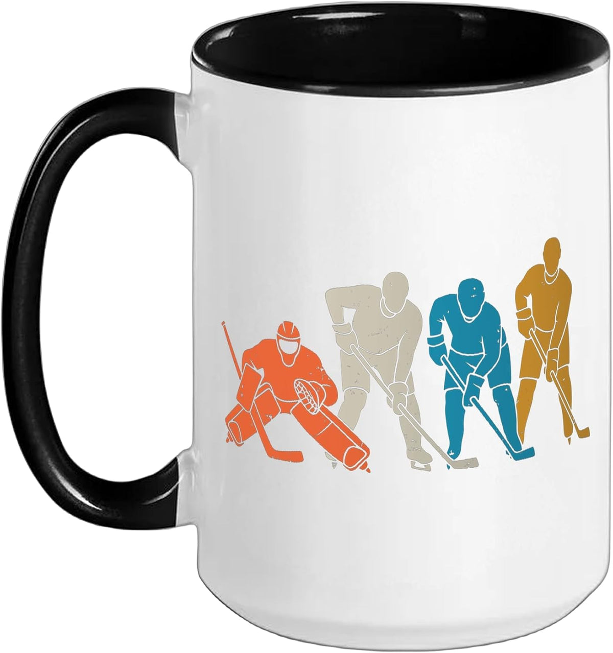 Cool Ice Hockey Design For Men Women Kids Ice Hockey Lover Ceramic Mug