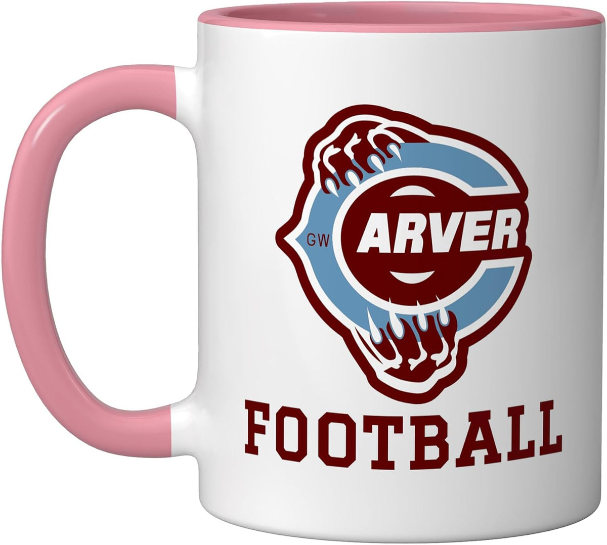 Carver High School Wolverines Football Ceramic Mug
