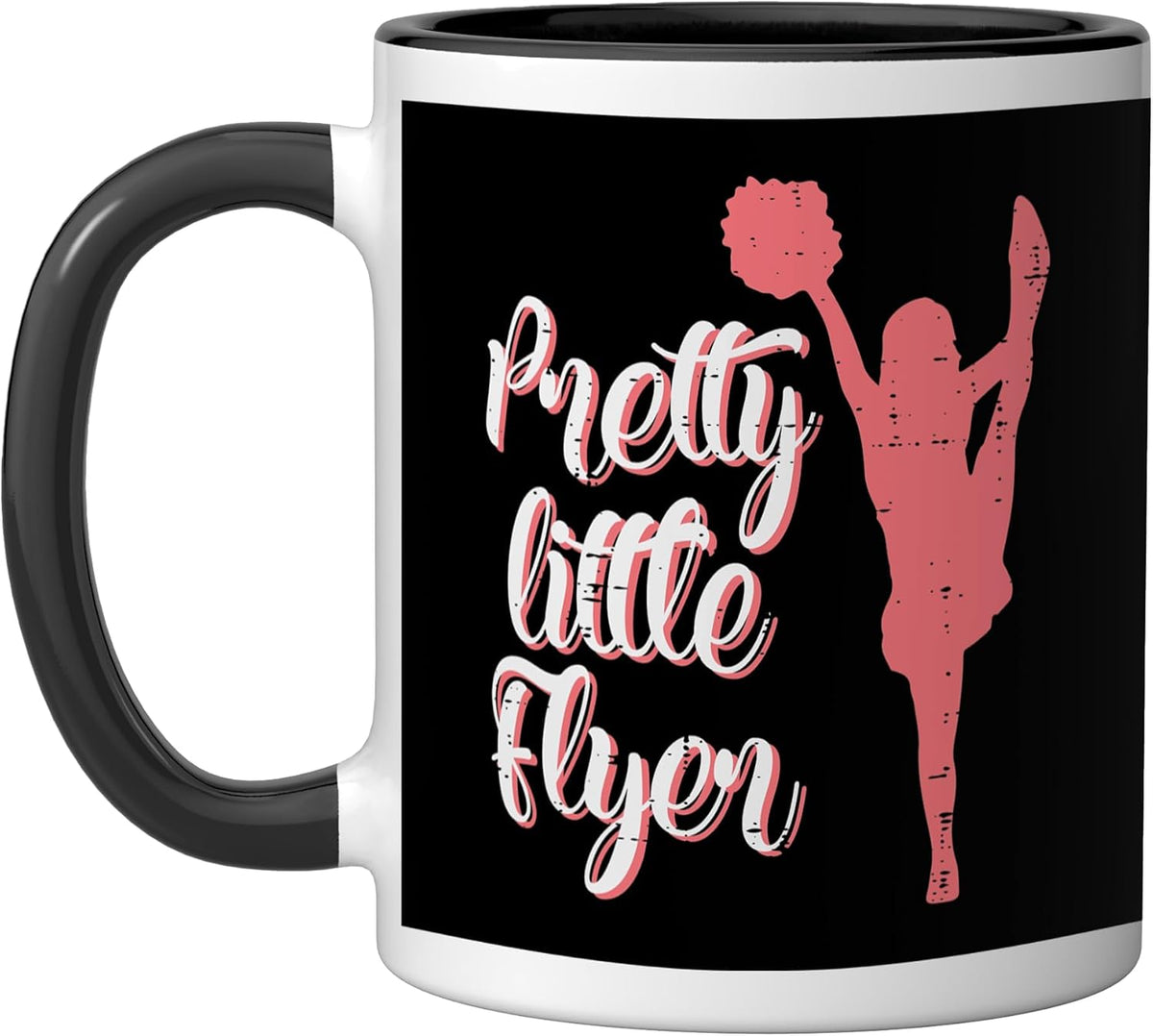 Cheerleading Pretty Little Flyer Cheerleader Girls Kid Ceramic Mug
