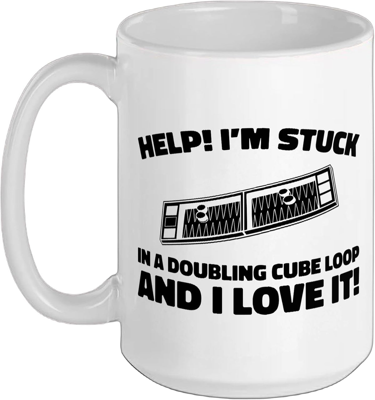 Board Game Dice Strategy - Backgammon Ceramic Mug