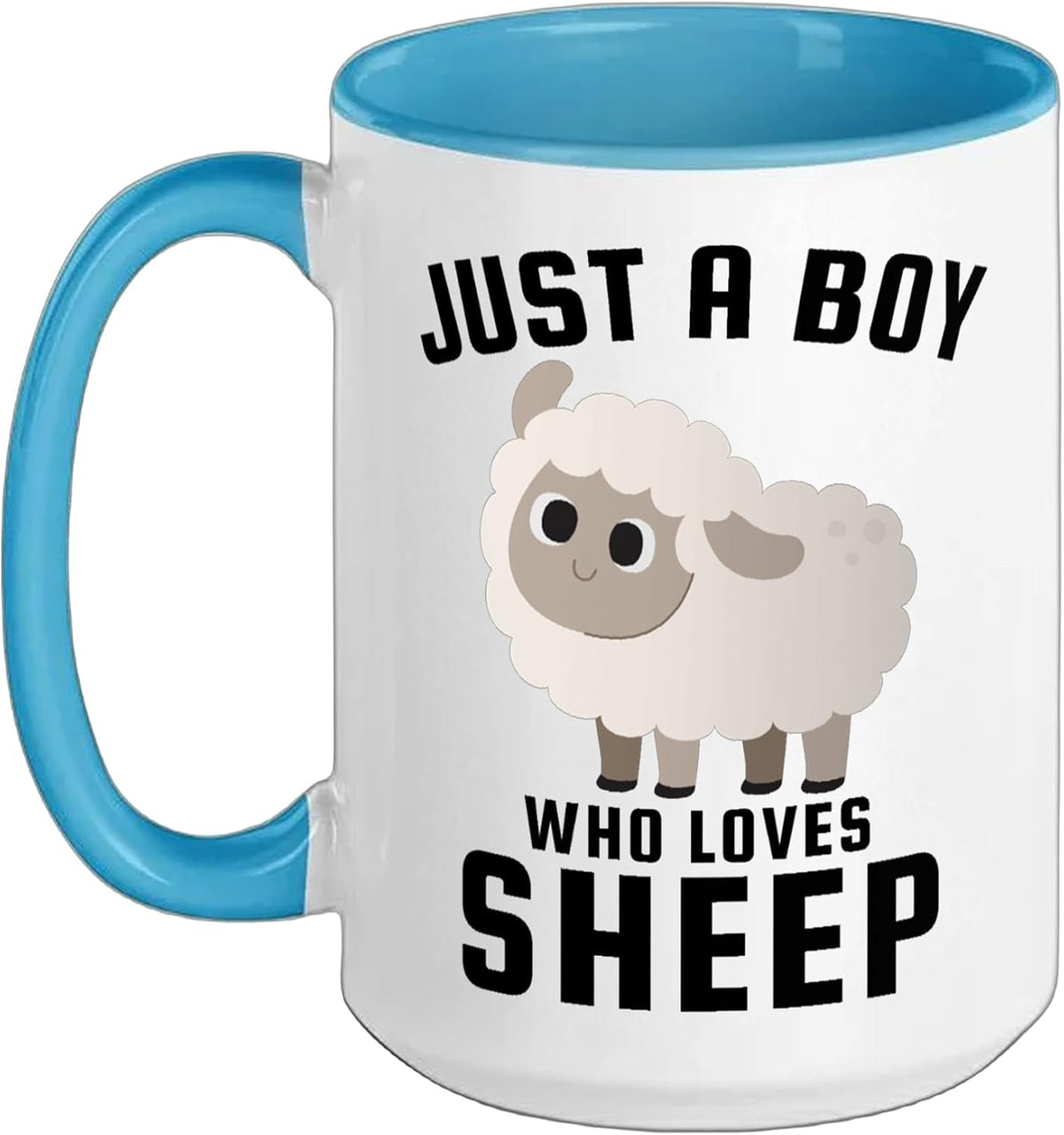 Just A Boy Who Loves Sheep Ceramic Mug