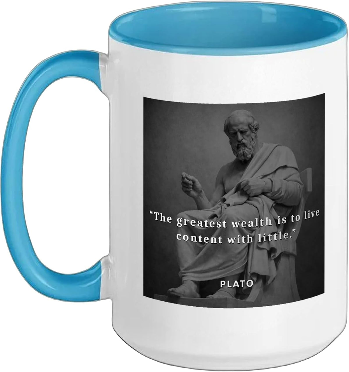 Lato's Wisdom On Happiness And Guidance Philosophy Ceramic Mug