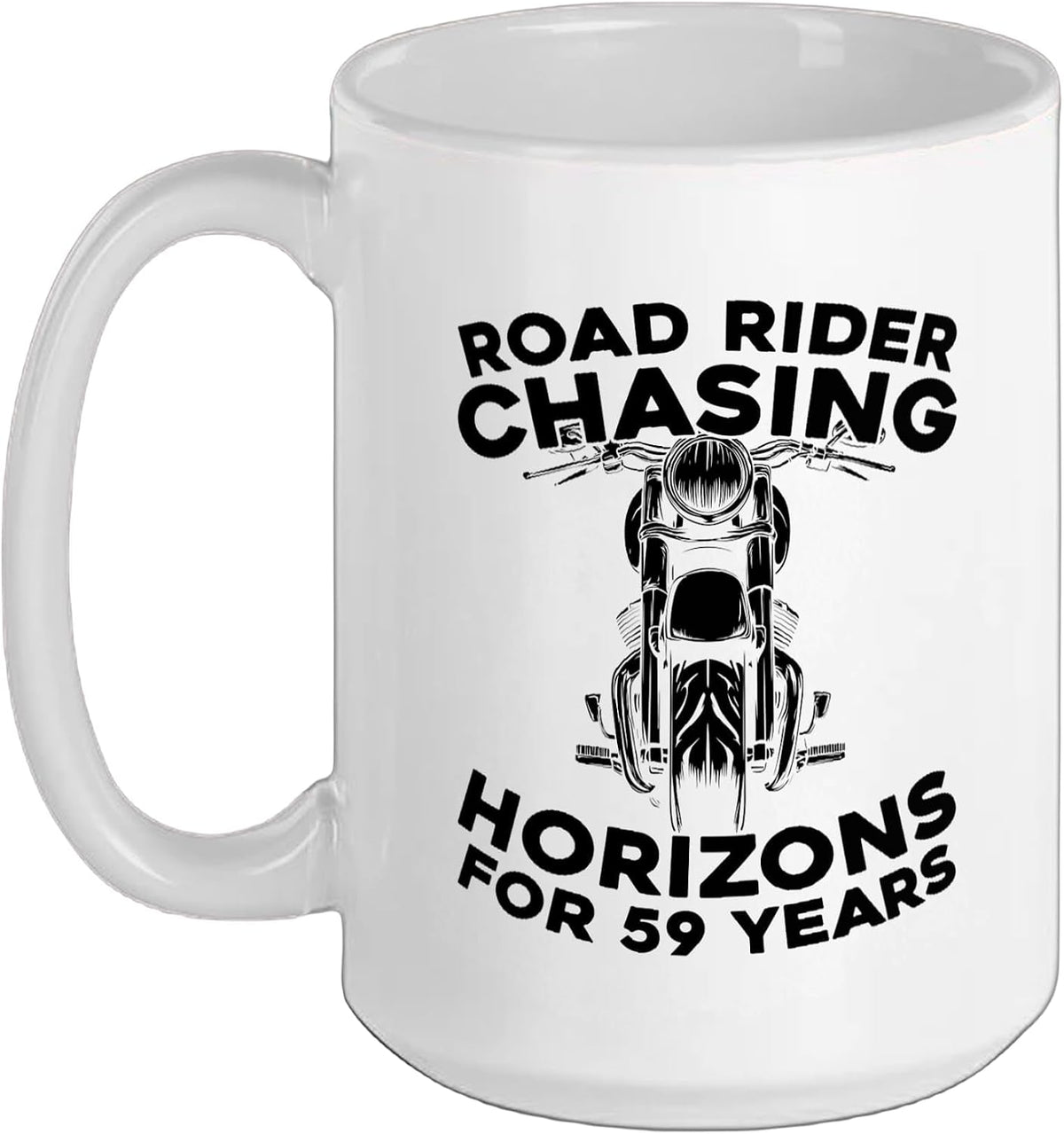 59 Years Old Motorcycle Motorbiker - Biker 59th Birthday Ceramic Mug