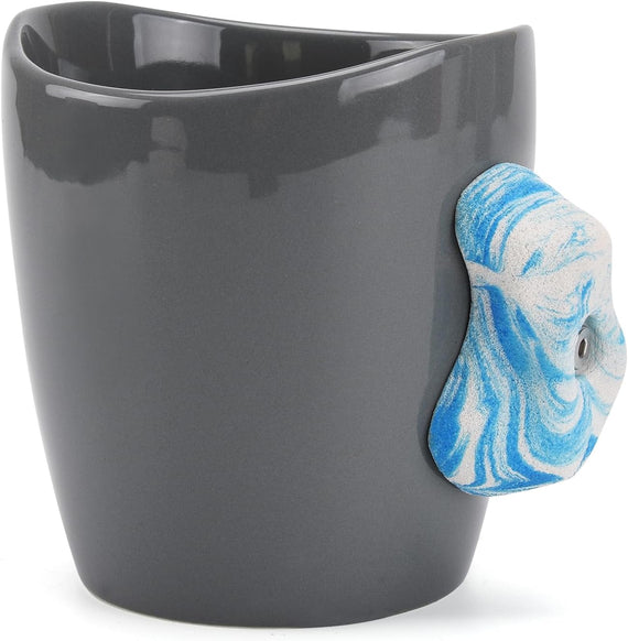 Rock Climbing Mug, With Climbing Training Handles, Rock Ceramic Mug