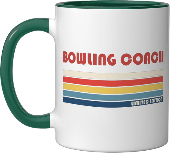 Bowling Coach Limited Edition Retro Ceramic Mug