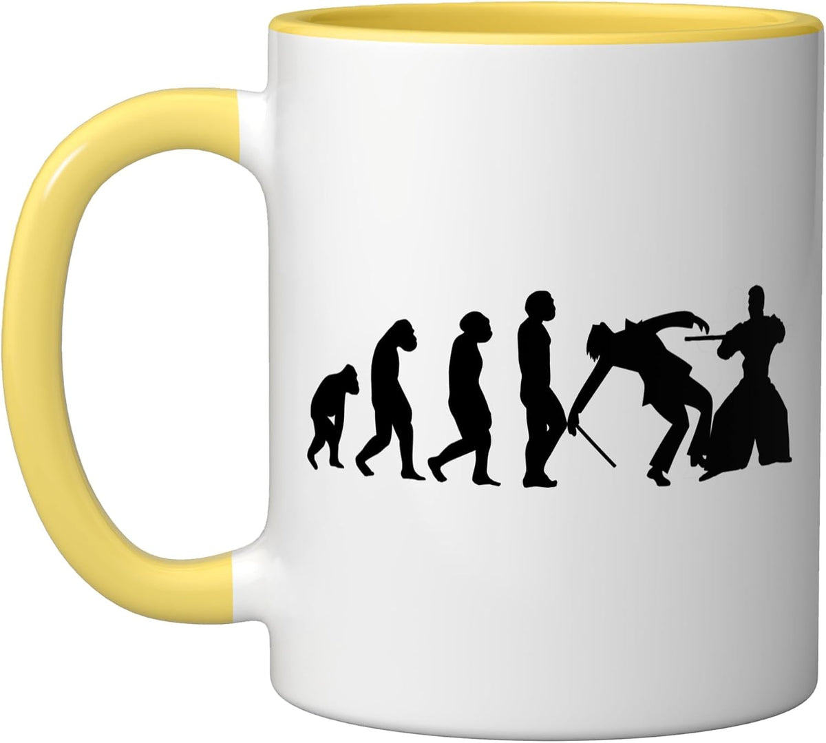 Battojutsu Iaido Ninjutsu Ju-Jutsu Kendo Evolution Ceramic Mug