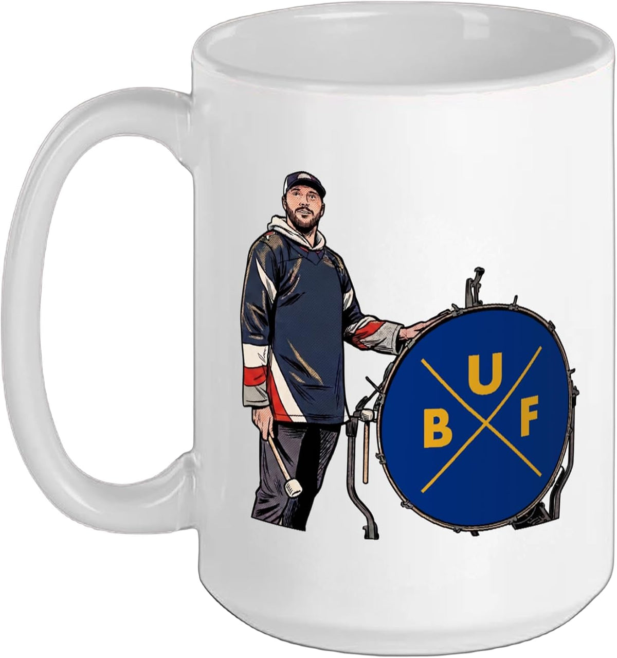 Buffalo Hockey Bang The Drum For 716 Ceramic Mug
